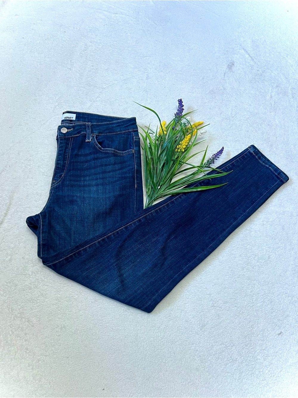 VERVET Dark Wash High Rise Skinny Jeans - Size 30